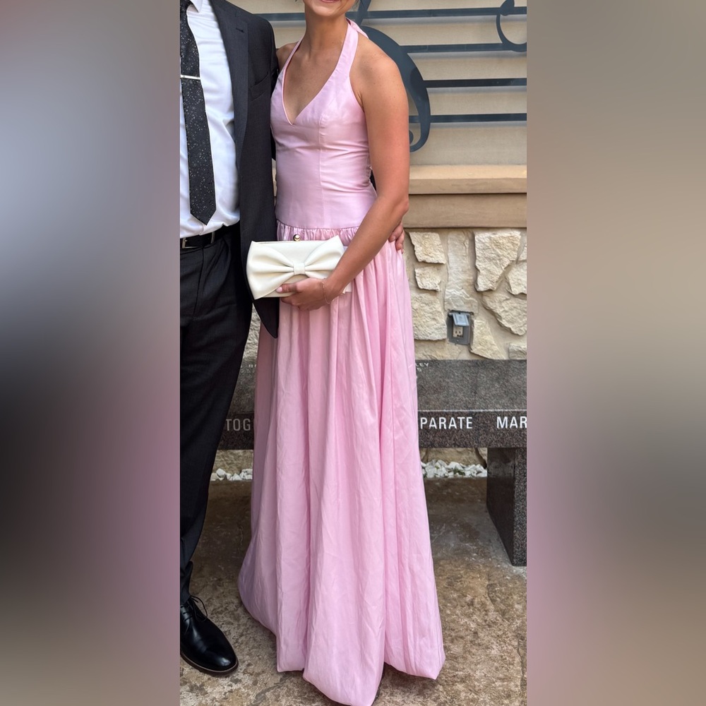 Show Me Your MuMu Pink Halter Eliza Maxi Dress - Picture 7 of 7